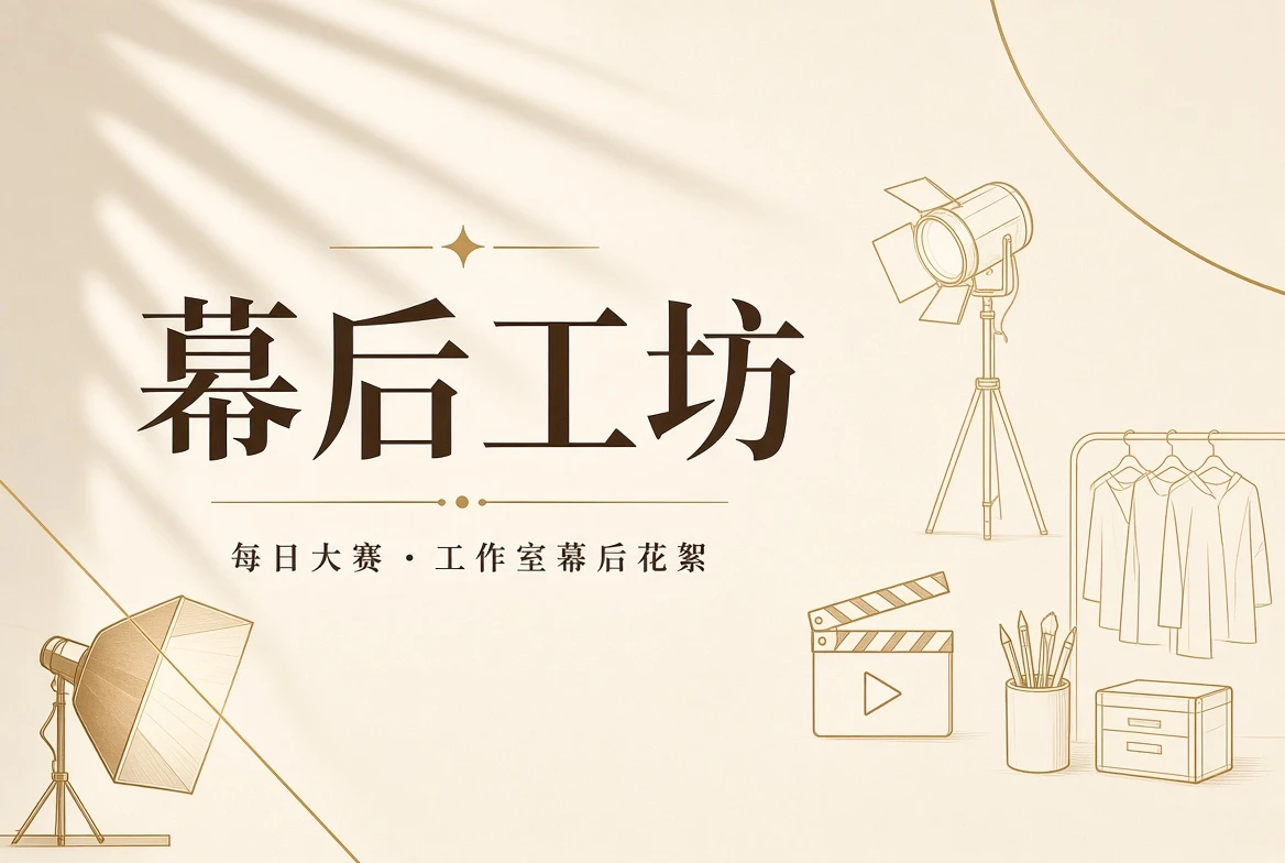 每日大赛舞台后台与专业协作